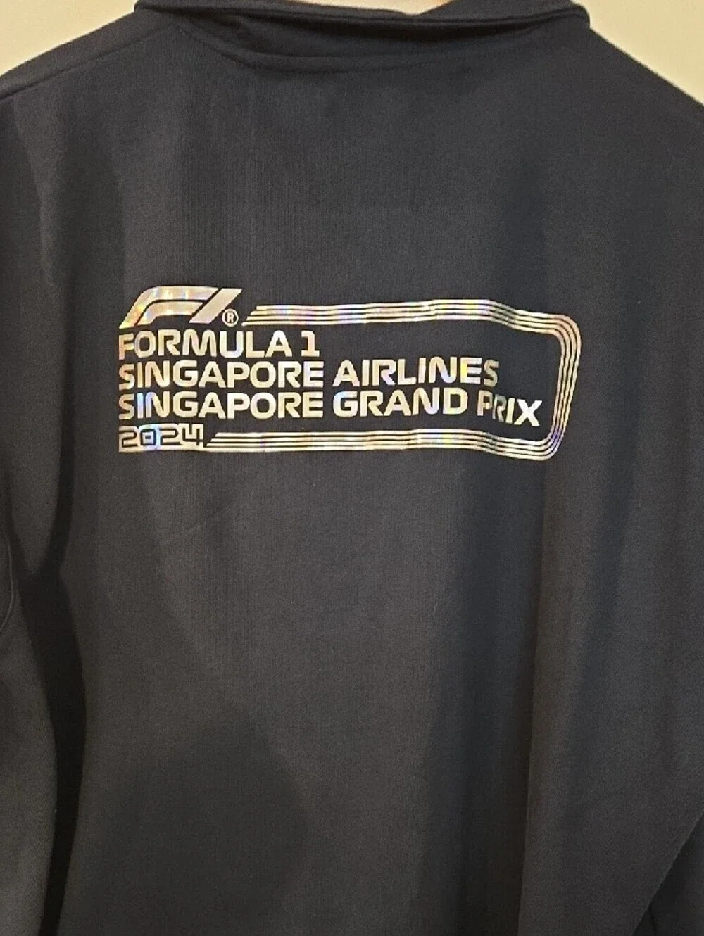 Formula 1 Singapore Grand Prix Navy Zipup